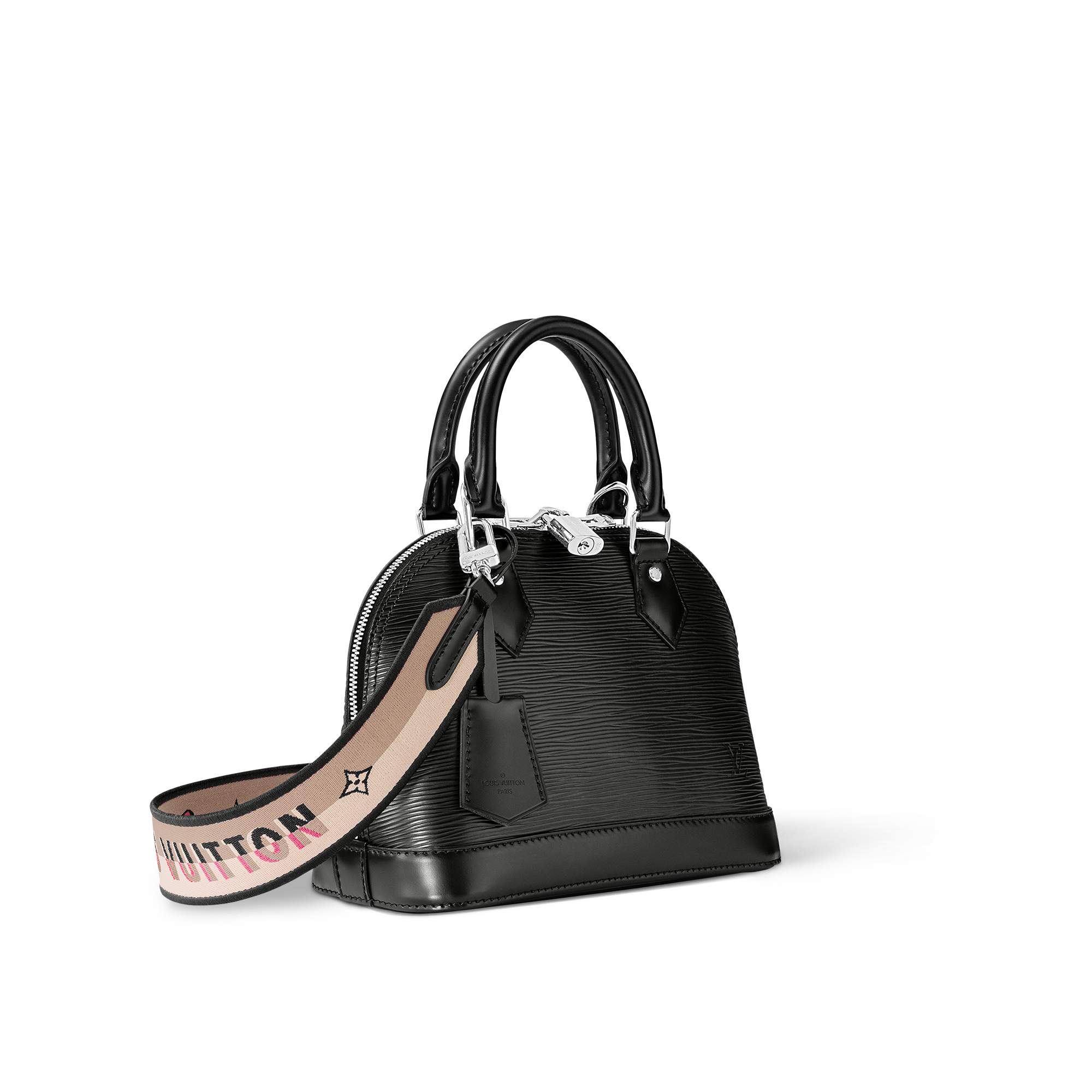 ROSE Louis Vuitton エピレザー バッグ ブラック ルイヴィトン LOUIS